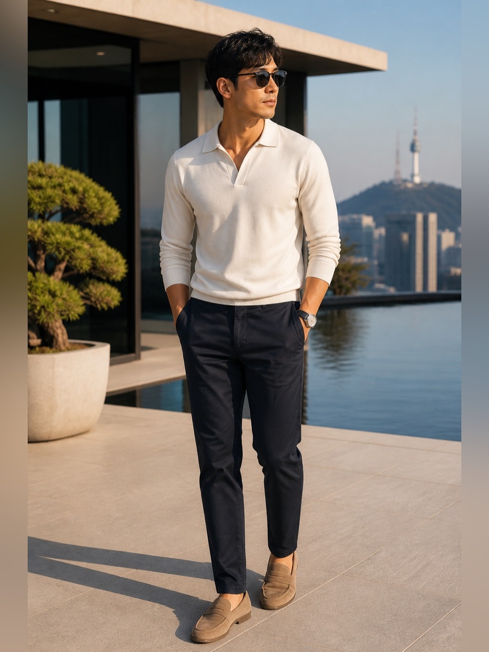 💜Prada Black Men's Chinos